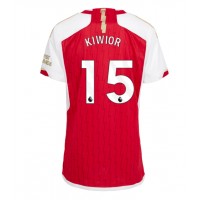 Arsenal Jakub Kiwior #15 Hjemmedrakt Dame 2023-24 Kortermet